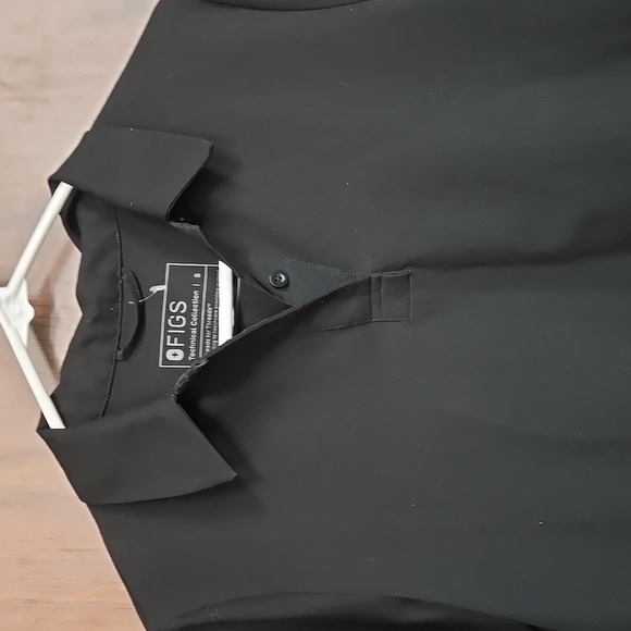 Figs Size S Black Longsleeve Technical Collection Scrub Top - Picture 2 of 9